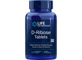 Life Extension D-Ribose Tablets, 100 vege tabs (Expiry Jul 2025)